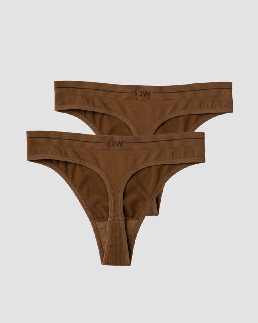 Dam ICIW Seamless | Everyday Seamless Thong 2-Pack Cinnamon