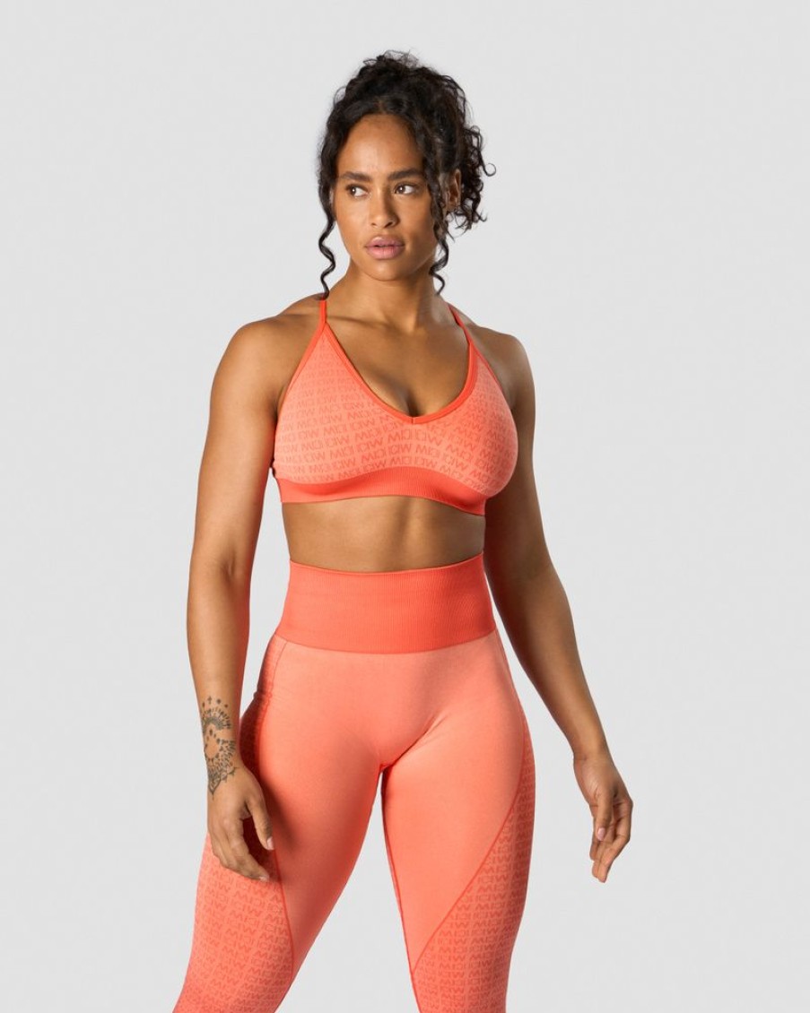 Dam ICIW Sport-Bh | Signature Seamless Sports Bra Peach