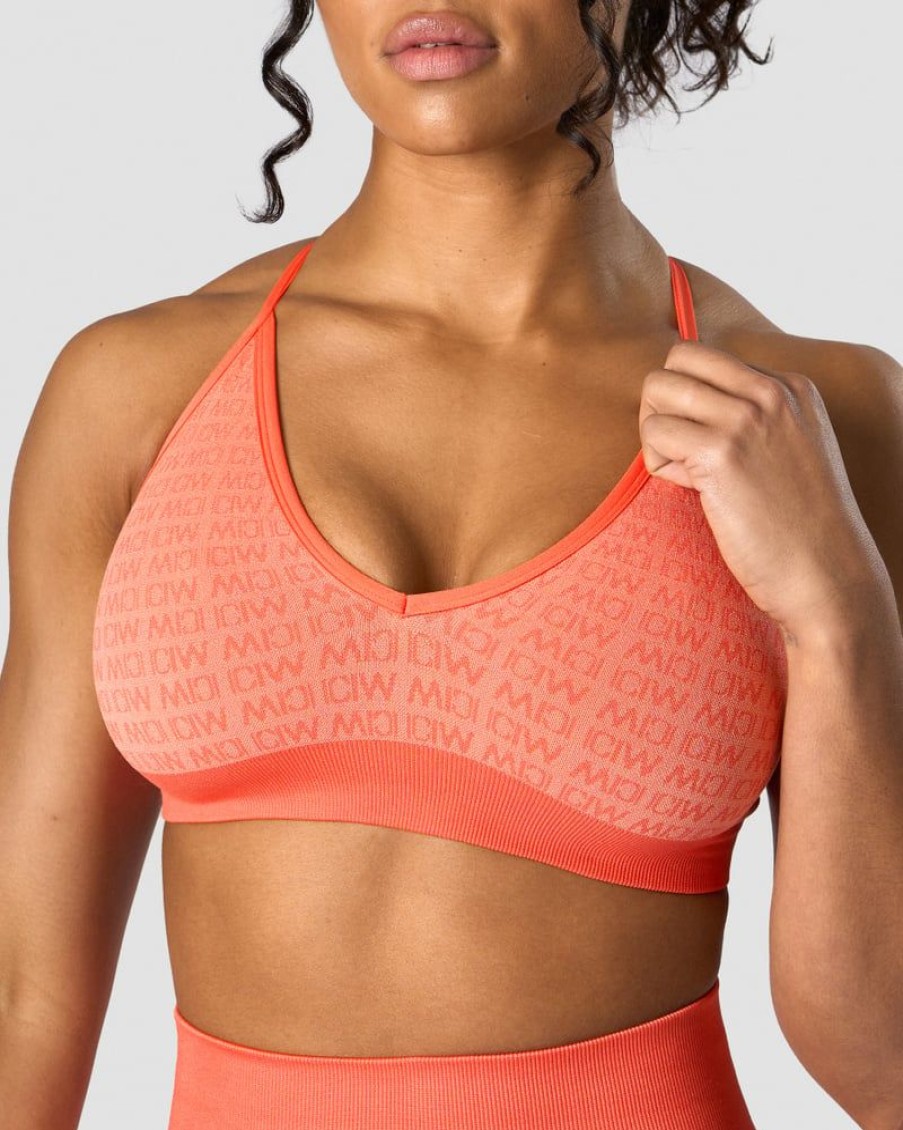 Dam ICIW Sport-Bh | Signature Seamless Sports Bra Peach