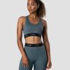 Dam ICIW Sport-Bh | Define Seamless Logo Sports Bra Jungle Green/Black