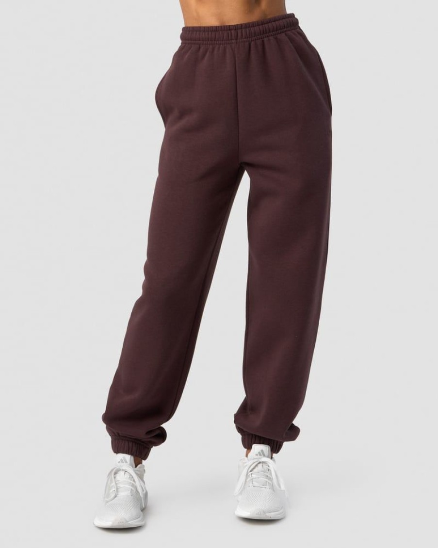 Dam ICIW Byxor | Everyday Sweatpants Wmn Burgundy