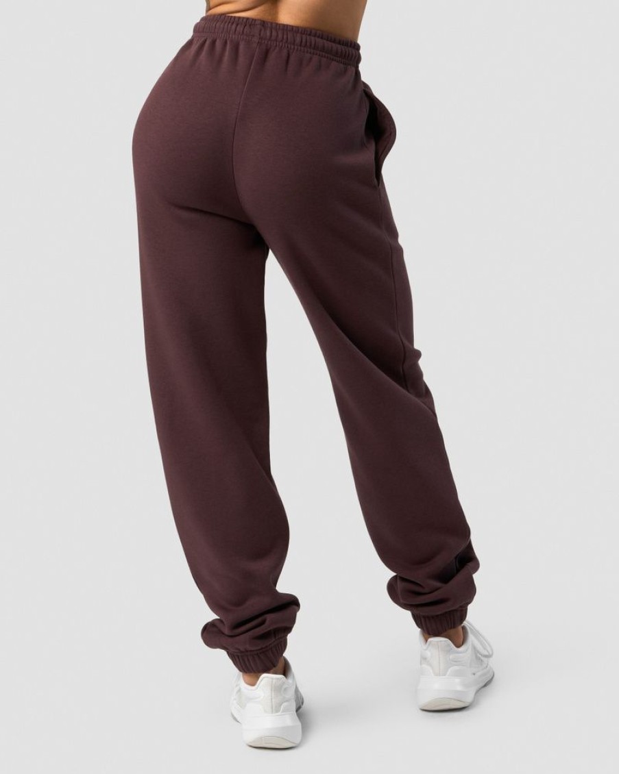 Dam ICIW Byxor | Everyday Sweatpants Wmn Burgundy