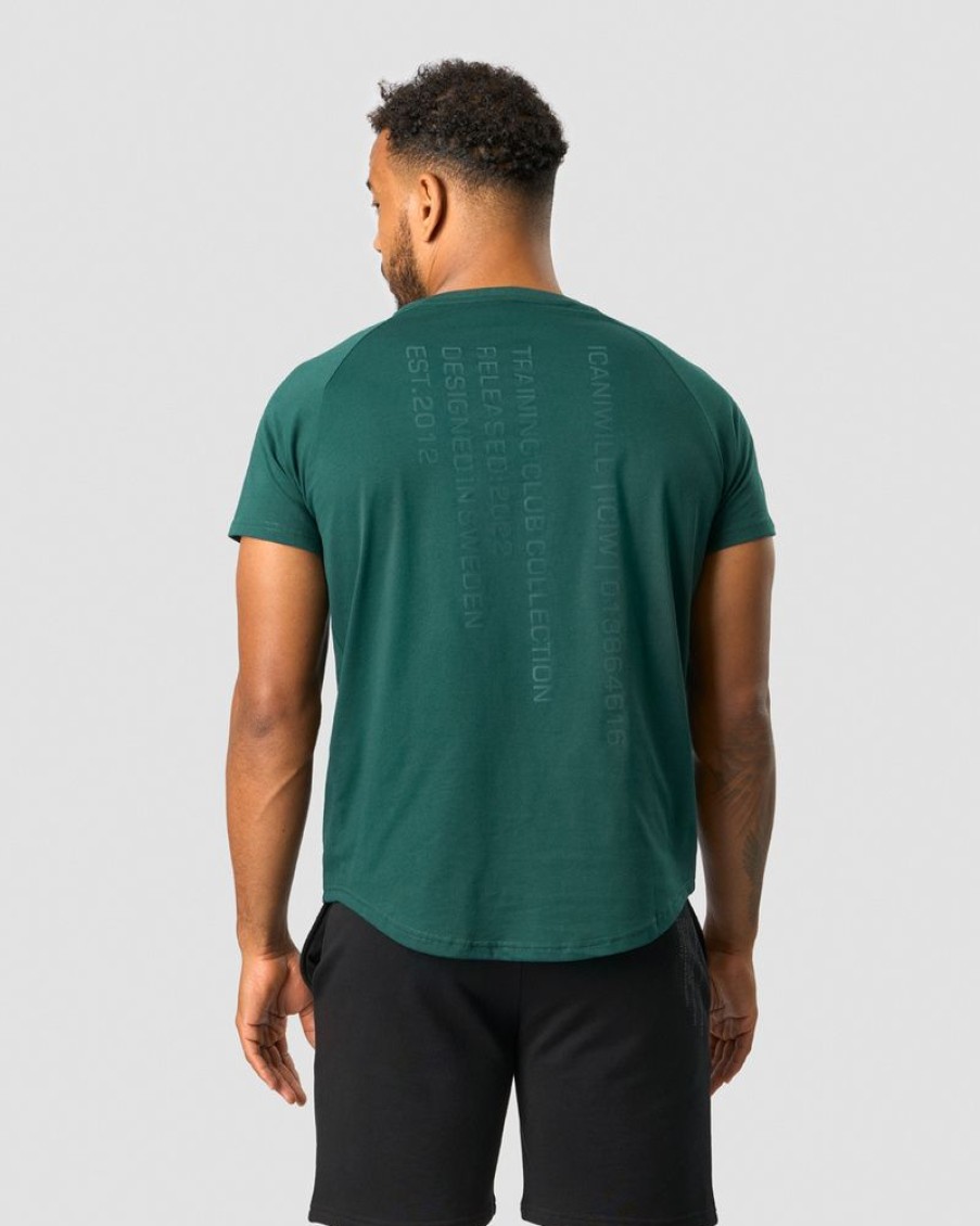 Herr ICIW T-Shirts | Training Club Tee Raglan Dk Teal