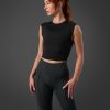 Dam ICIW Traningslinnen | Reboot Cropped Tank Top Black