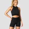 Dam ICIW Seamless | Signature Seamless Cropped Tank Top Black