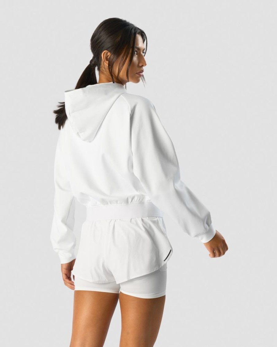 Dam ICIW Langarmat | Charge Hoodie Wmn White