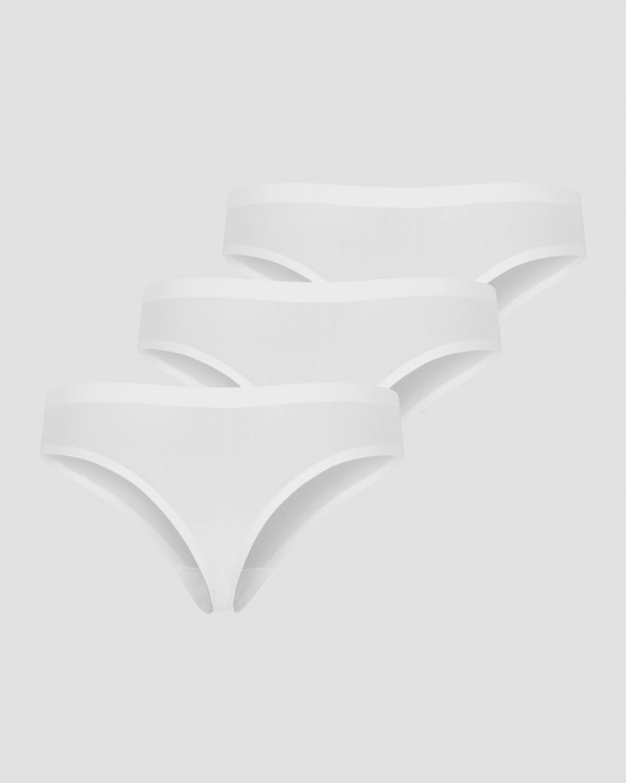 Dam ICIW Underklader | Invisible Thong 3-Pack White