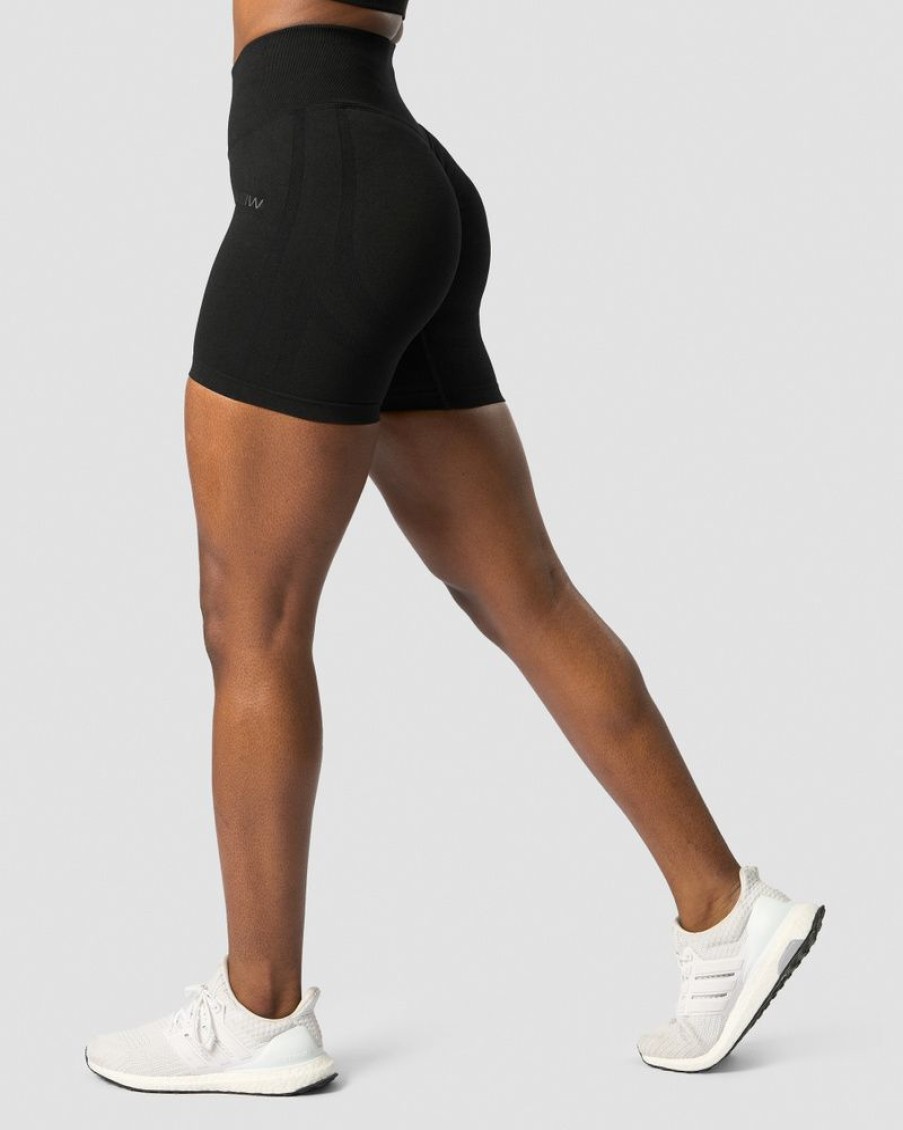 Dam ICIW Seamless | Rush Seamless Shorts Black