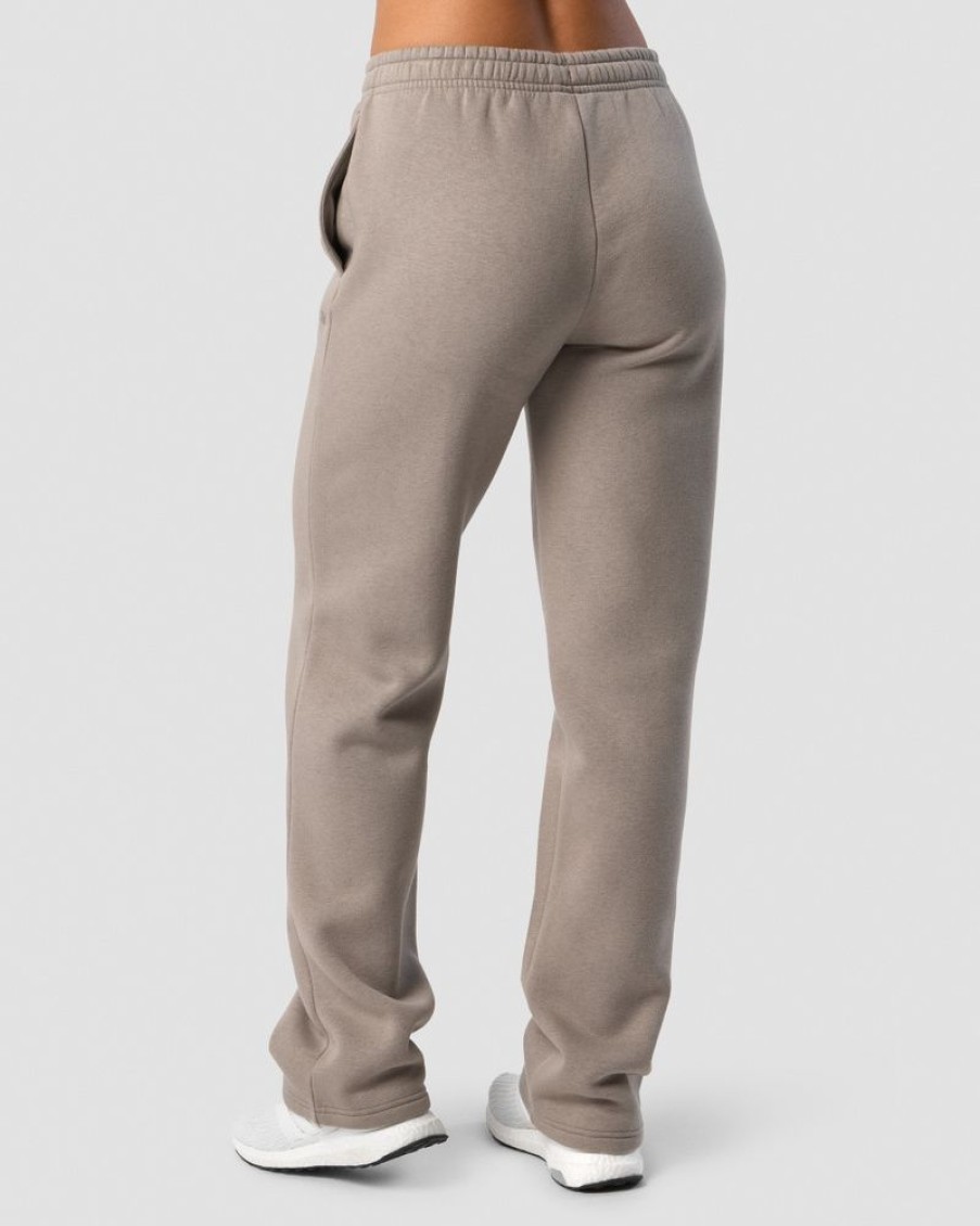 Dam ICIW Byxor | Everyday Straight Leg Sweatpants Greige