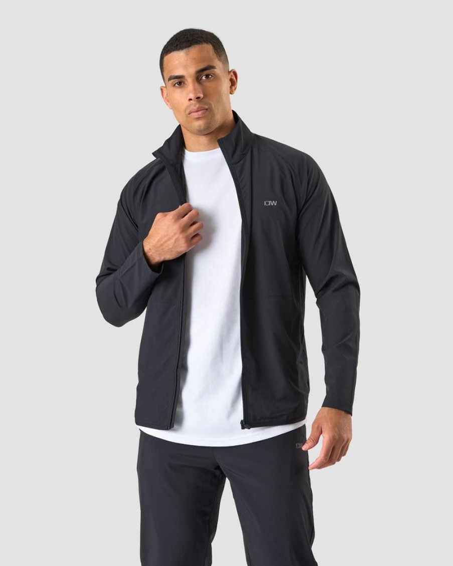 Herr ICIW Langarmat | Game Zip Jacket Black