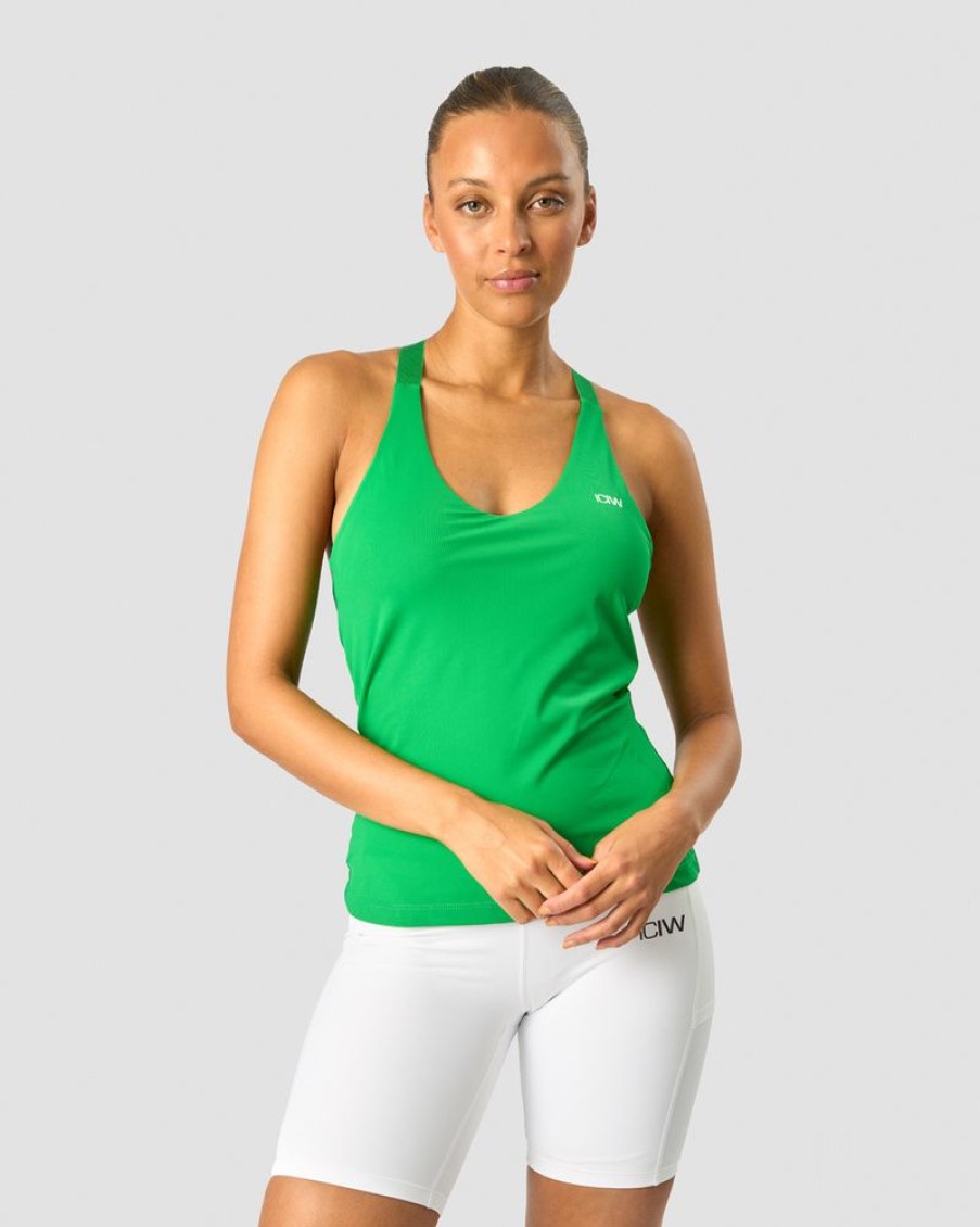 Dam ICIW Traningslinnen | Smash 2-In-1 Tank Top Bright Green