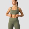 Dam ICIW Sport-Bh | Classic Sports Bra Dk Dusty Green