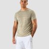 Herr ICIW T-Shirts | Workout Mesh T-Shirt Men Light Green Melange