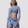 Dam ICIW Seamless | Define Seamless Ls Shoulder Top Urban Blue