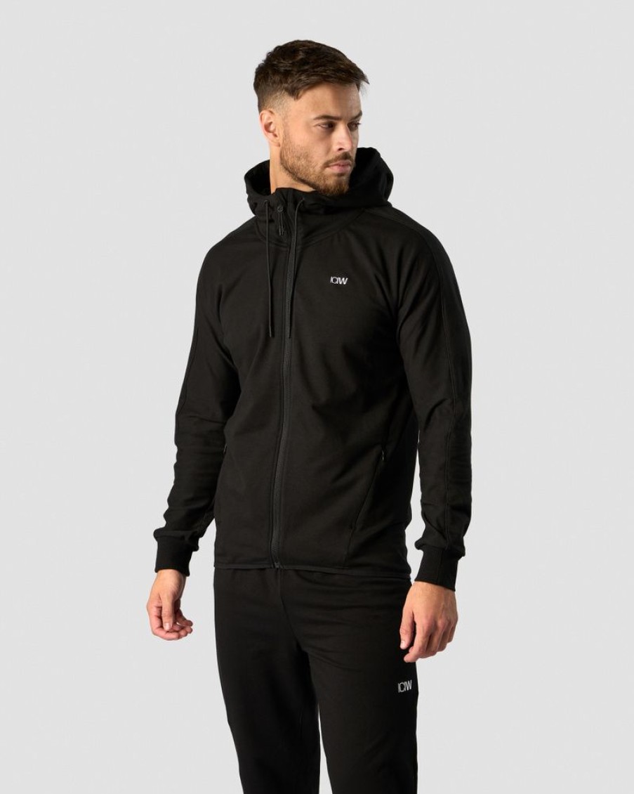 Herr ICIW Langarmat | Activity Hoodie Black Men