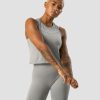 Dam ICIW Seamless | Deluxe Seamless Cropped Tank Top Grey