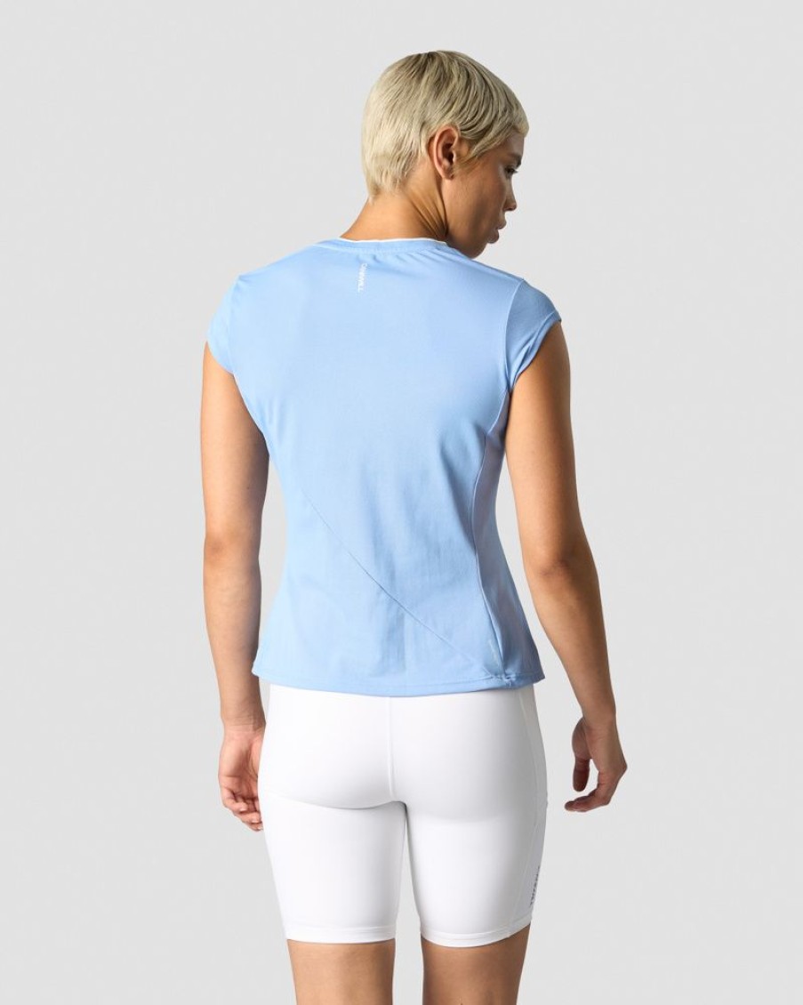 Dam ICIW T-Shirts | Training Pique Polo Sky Blue Wmn