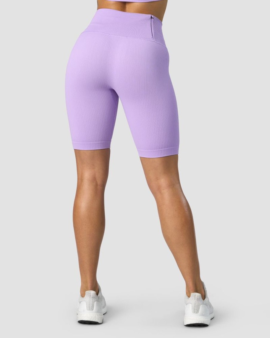 Dam ICIW Seamless | Ribbed Define Seamless Pocket Biker Shorts Lavender