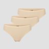 Dam ICIW Underklader | Invisible Thong 3-Pack Beige