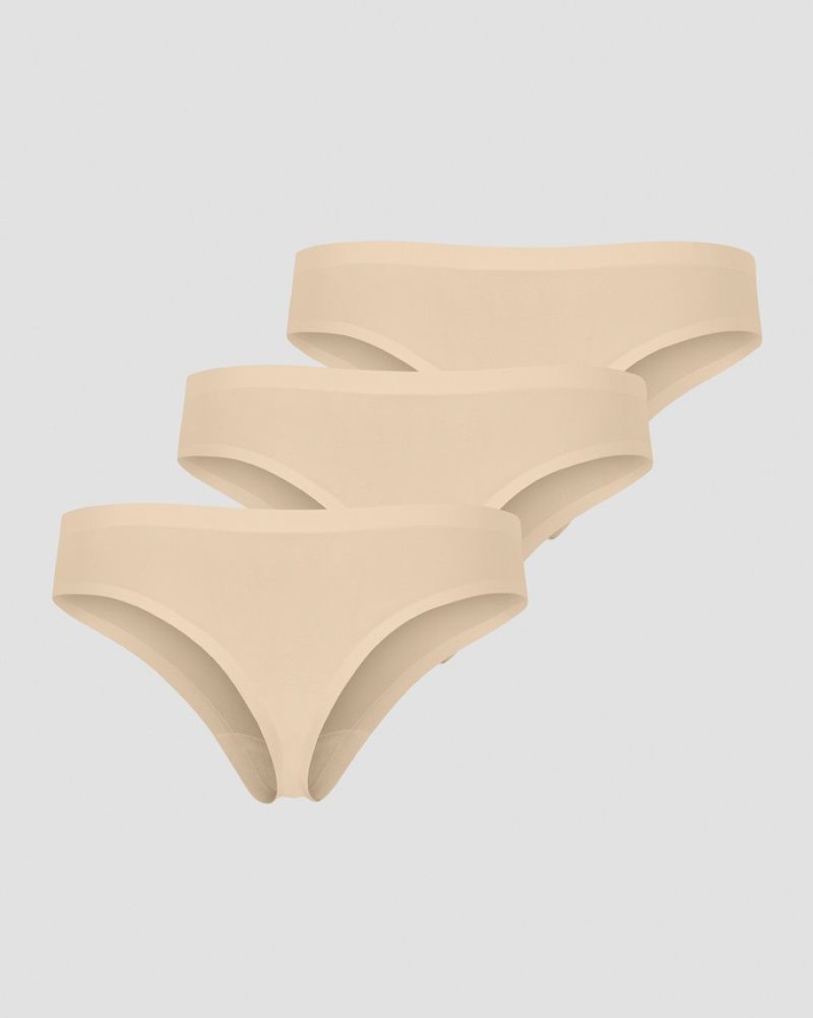 Dam ICIW Underklader | Invisible Thong 3-Pack Beige