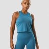 Dam ICIW Seamless | Deluxe Seamless Cropped Tank Top Teal