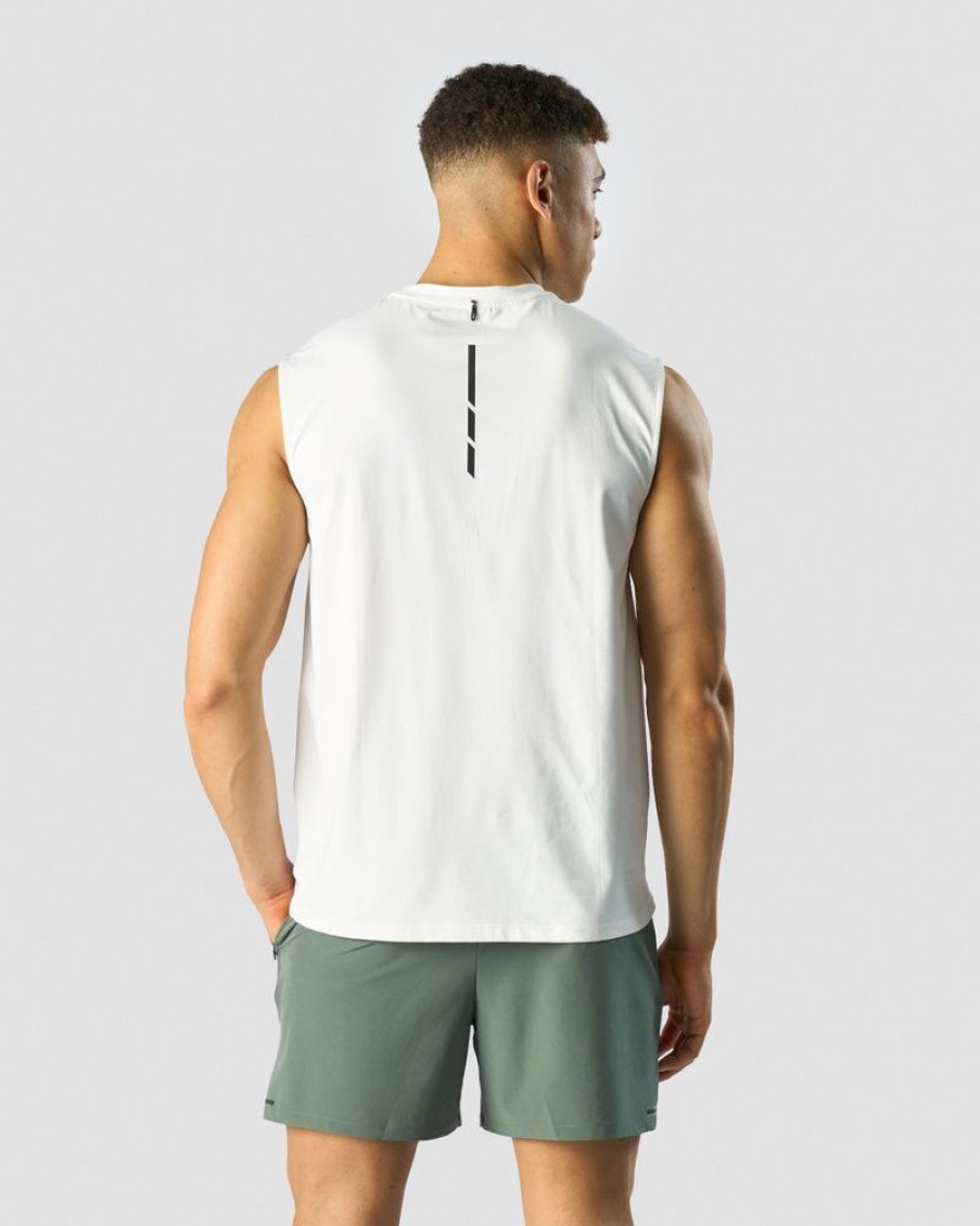 Herr ICIW T-Shirts | Charge Sleeveless T-Shirt Men White