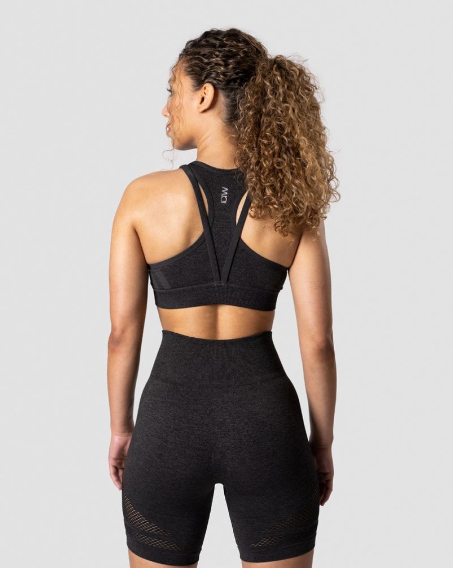 Dam ICIW Sport-Bh | Queen Mesh Icon Sports Bra Graphite Melange