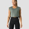 Dam ICIW Traningslinnen | Stride Cropped Tank Wmn Sea Green