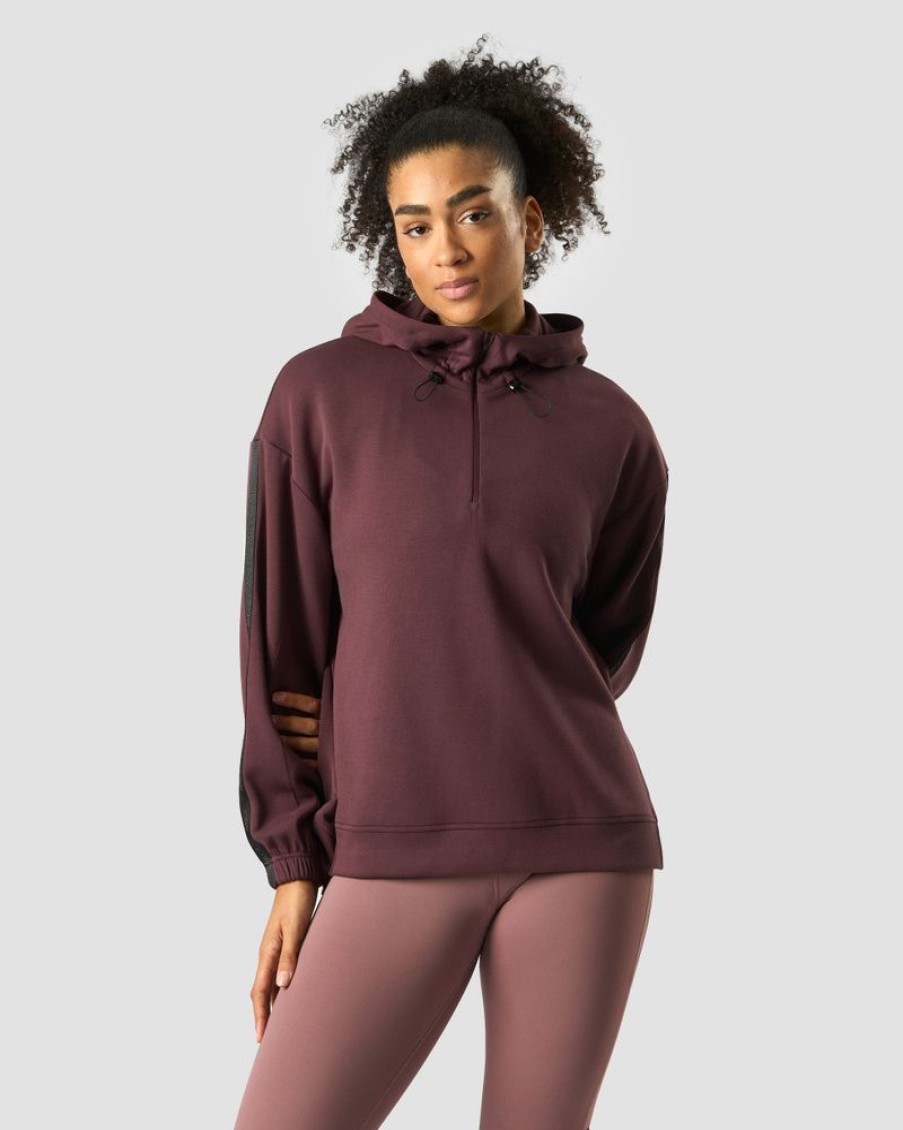 Dam ICIW Langarmat | Stance Hoodie Wmn Burgundy