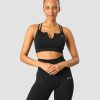 Dam ICIW Sport-Bh | Ribbed Define Seamless Strappy Bra Black