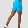 Dam ICIW Shorts | Scrunch V-Shape Pocket Biker Shorts Blue