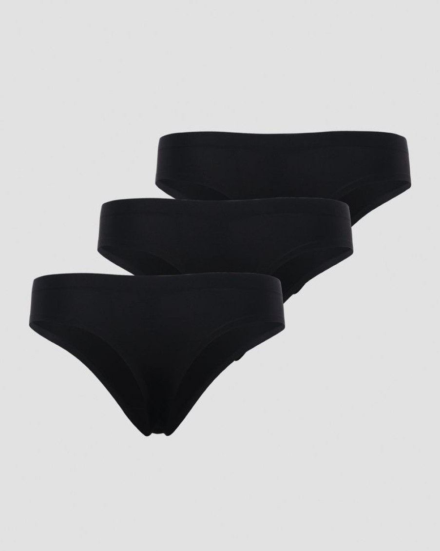 Dam ICIW Underklader | Invisible Thong 3-Pack Black