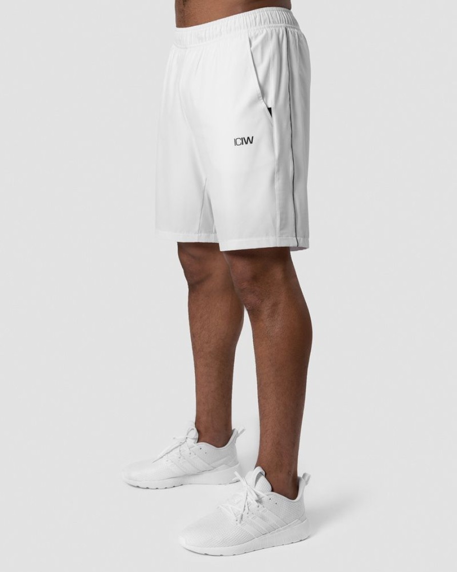 Herr ICIW Shorts | Training Stripe Shorts White Men