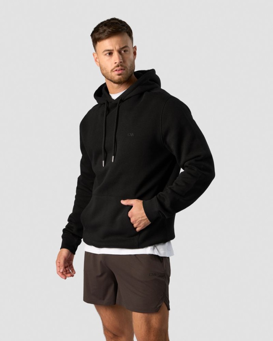 Herr ICIW Langarmat | Everyday Hoodie Side Logo Men Black