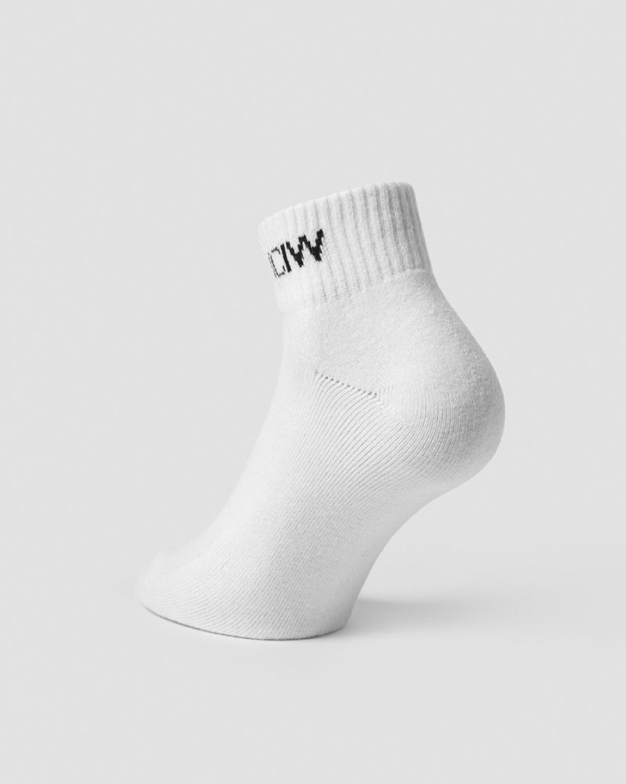 Dam ICIW Strumpor | Training Half Socks White