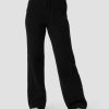 Dam ICIW Byxor | Soft Knit Oversized Pants Black