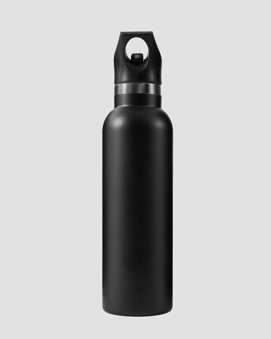 Dam ICIW Shakers, Flaskor | Stainless Steel Water Bottle Black W. Black Logo 600Ml