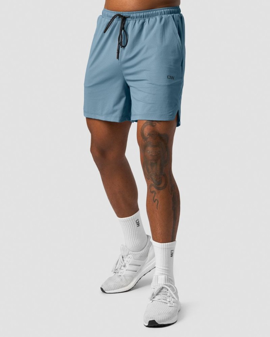 Herr ICIW Shorts | Stride Shorts Men Steel Blue