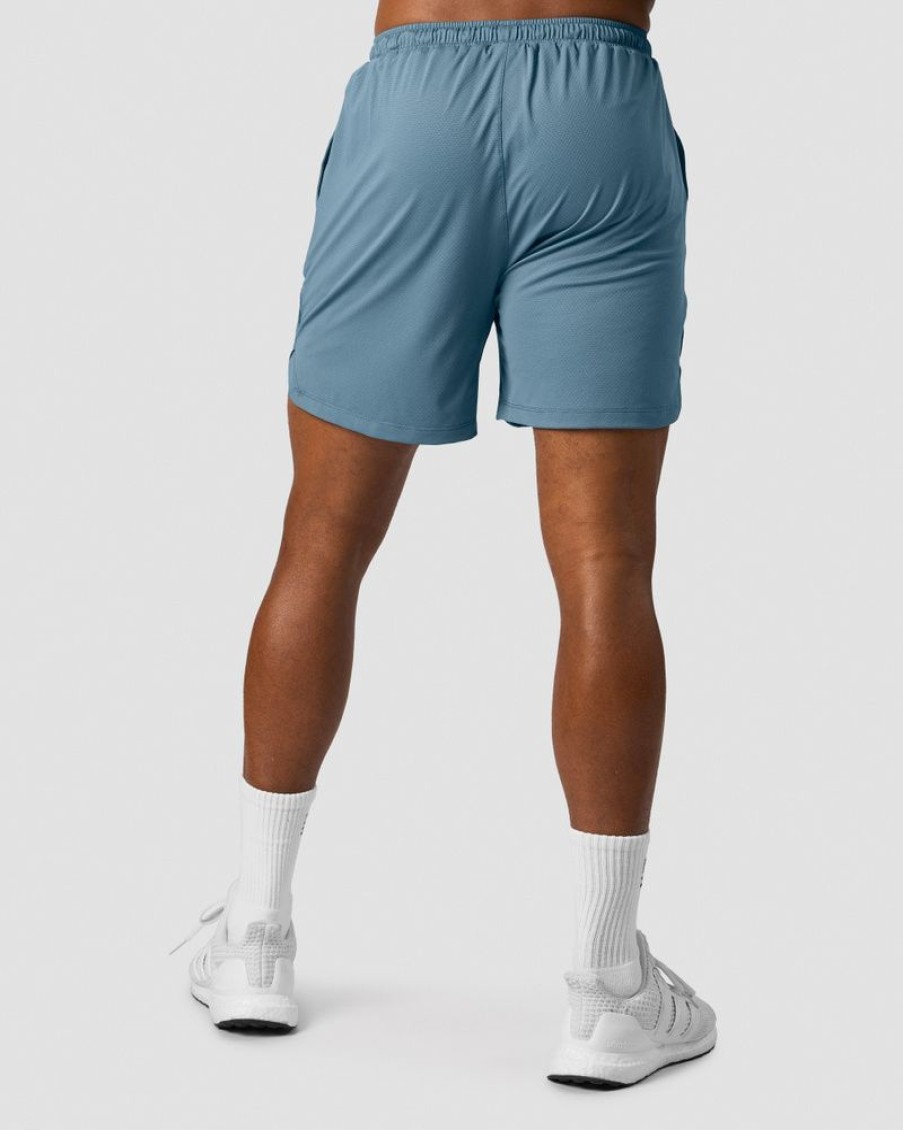 Herr ICIW Shorts | Stride Shorts Men Steel Blue